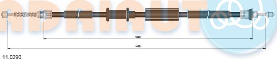 Adriauto 110.290 - Cavo comando, Freno stazionamento autozon.pro