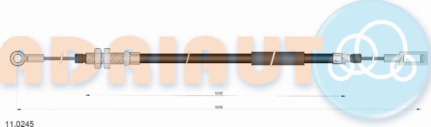 Adriauto 11.0245 - Cavo comando, Freno stazionamento autozon.pro