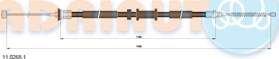 Adriauto 11.0268.1 - Cavo comando, Freno stazionamento autozon.pro