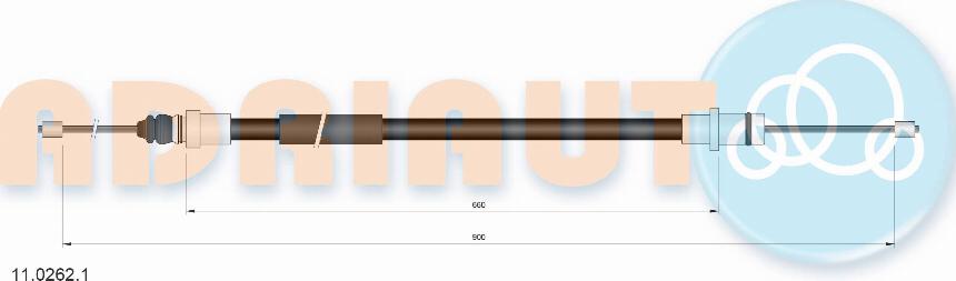 Adriauto 11.0262.1 - Cavo comando, Freno stazionamento autozon.pro