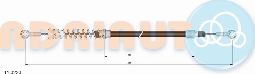 Adriauto 11.0220 - Cavo comando, Freno stazionamento autozon.pro