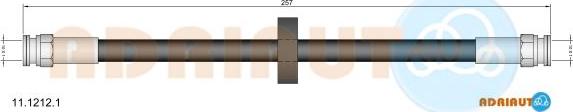 Adriauto 11.1212.1 - Flessibile del freno autozon.pro