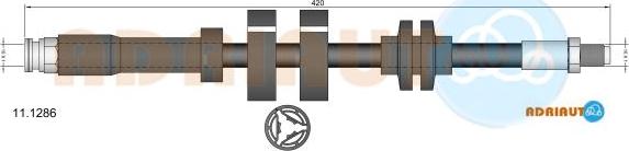 Adriauto 11.1286 - Flessibile del freno autozon.pro