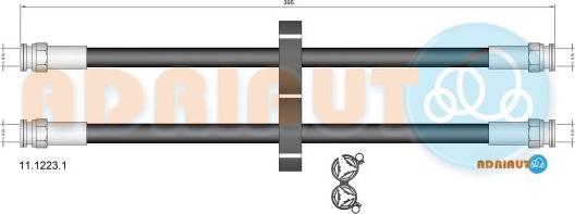 Adriauto 11.1223.1 - Flessibile del freno autozon.pro