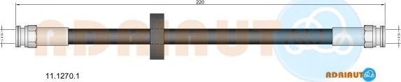 Adriauto 11.1270.1 - Flessibile del freno autozon.pro