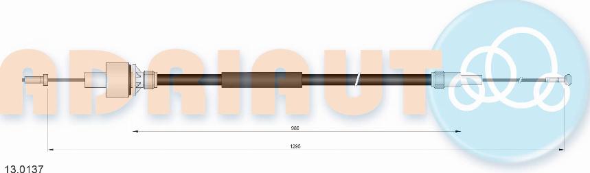 Adriauto 13.0137 - Cavo comando, Comando frizione autozon.pro