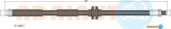 Adriauto 13.1246.1 - Flessibile del freno autozon.pro