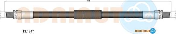 Adriauto 13.1247 - Flessibile del freno autozon.pro