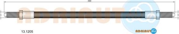 Adriauto 13.1205 - Flessibile del freno autozon.pro