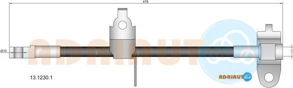 Adriauto 13.1230.1 - Flessibile del freno autozon.pro