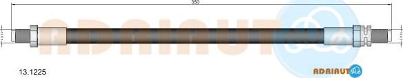 Adriauto 13.1225 - Flessibile del freno autozon.pro