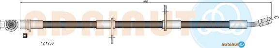Adriauto 12.1230 - Flessibile del freno autozon.pro