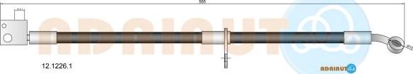 Adriauto 12.1226.1 - Flessibile del freno autozon.pro