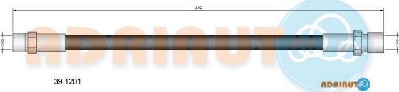 Adriauto 39.1201 - Flessibile del freno autozon.pro
