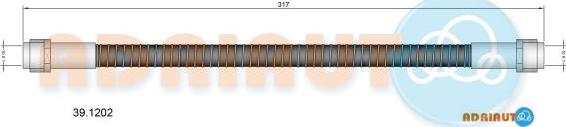 Adriauto 39.1202 - Flessibile del freno autozon.pro