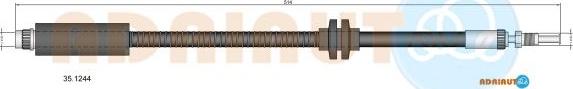 Adriauto 35.1244 - Flessibile del freno autozon.pro