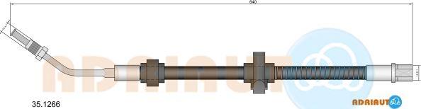 Adriauto 35.1266 - Flessibile del freno autozon.pro