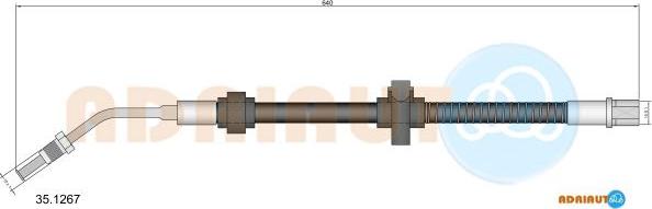 Adriauto 35.1267 - Flessibile del freno autozon.pro