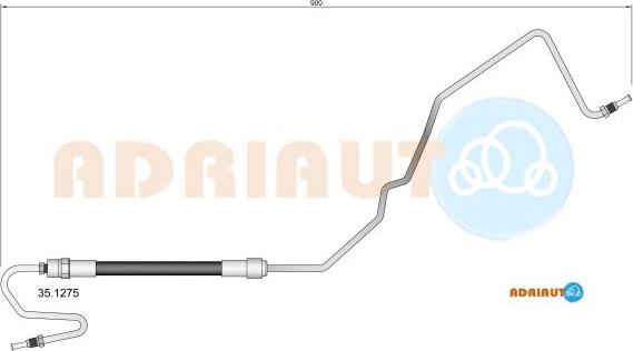 Adriauto 35.1275 - Flessibile del freno autozon.pro