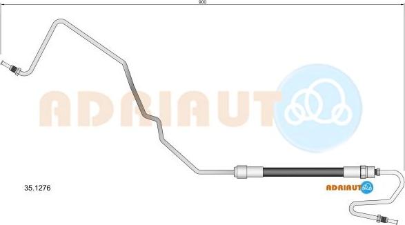 Adriauto 35.1276 - Flessibile del freno autozon.pro