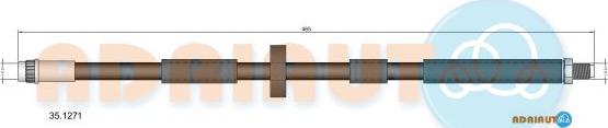 Adriauto 35.1271 - Flessibile del freno autozon.pro