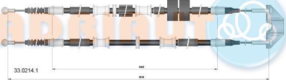 Adriauto 33.0214.1 - Cavo comando, Freno stazionamento autozon.pro
