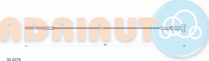 Adriauto 33.0275 - Cavo comando, Freno stazionamento autozon.pro