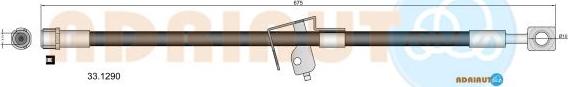 Adriauto 33.1290 - Flessibile del freno autozon.pro