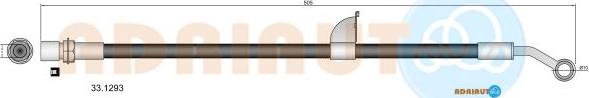 Adriauto 33.1293 - Flessibile del freno autozon.pro