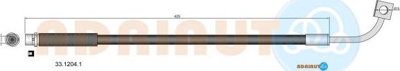 Adriauto 33.1204.1 - Flessibile del freno autozon.pro
