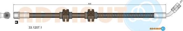 Adriauto 33.1207.1 - Flessibile del freno autozon.pro