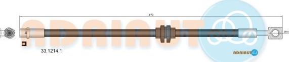 Adriauto 33.1214.1 - Flessibile del freno autozon.pro