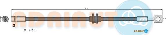 Adriauto 33.1215.1 - Flessibile del freno autozon.pro