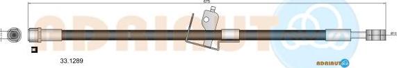 Adriauto 33.1289 - Flessibile del freno autozon.pro