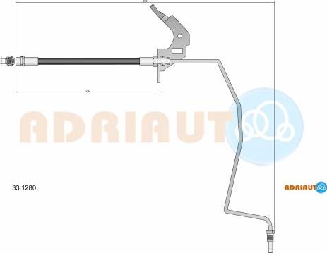 Adriauto 33.1280 - Flessibile del freno autozon.pro