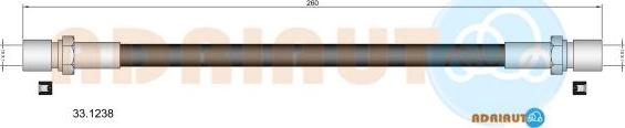 Adriauto 33.1238 - Flessibile del freno autozon.pro