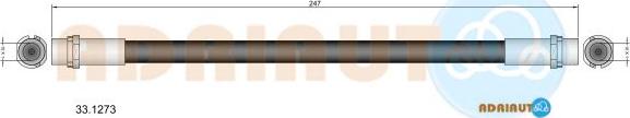 Adriauto 33.1273 - Flessibile del freno autozon.pro