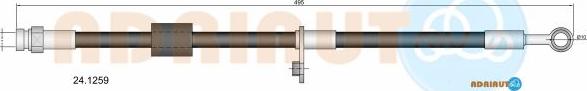 Adriauto 24.1259 - Flessibile del freno autozon.pro