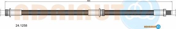 Adriauto 24.1258 - Flessibile del freno autozon.pro
