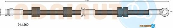 Adriauto 24.1260 - Flessibile del freno autozon.pro