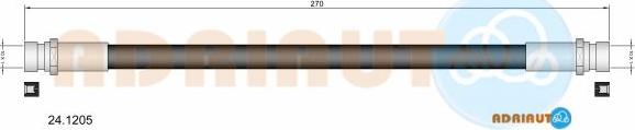 Adriauto 24.1205 - Flessibile del freno autozon.pro
