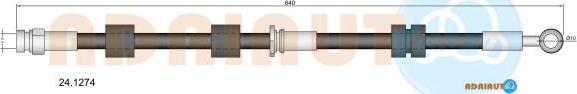 Adriauto 24.1274 - Flessibile del freno autozon.pro