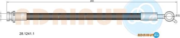 Adriauto 28.1241.1 - Flessibile del freno autozon.pro
