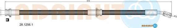 Adriauto 28.1256.1 - Flessibile del freno autozon.pro