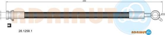 Adriauto 28.1258.1 - Flessibile del freno autozon.pro