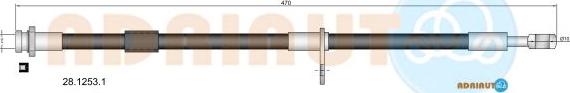 Adriauto 28.1253.1 - Flessibile del freno autozon.pro