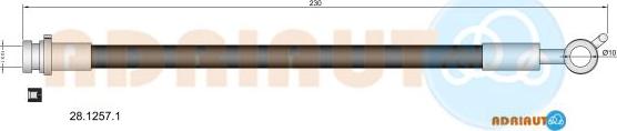 Adriauto 28.1257.1 - Flessibile del freno autozon.pro