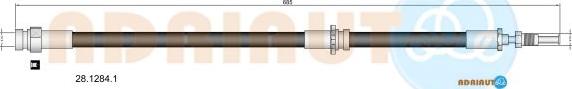 Adriauto 28.1284.1 - Flessibile del freno autozon.pro