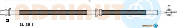 Adriauto 28.1288.1 - Flessibile del freno autozon.pro
