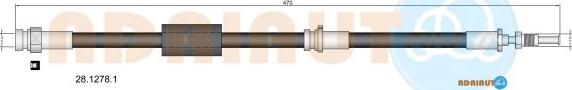 Adriauto 28.1278.1 - Flessibile del freno autozon.pro
